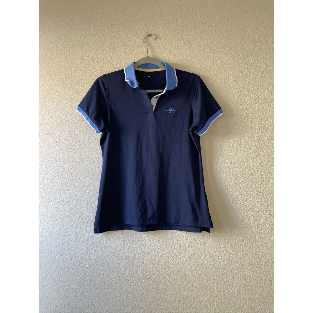 Peter millar‎ womens mesh polo in navy size medium